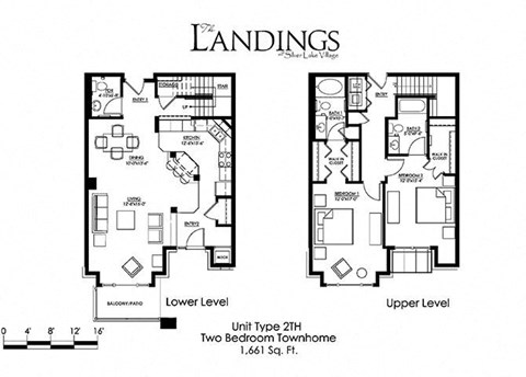 Dominium_Landings at Silver Lake_2 Bedroom Floor Plan